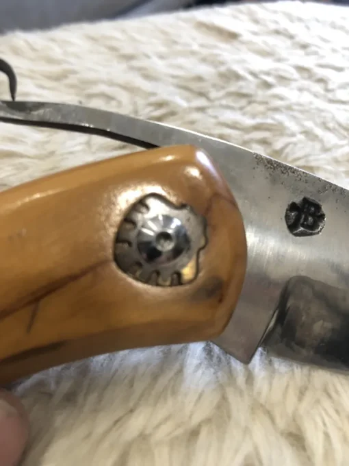Lo Roumieu – Hand-Forged Folding Pilgrim Knife - Image 4