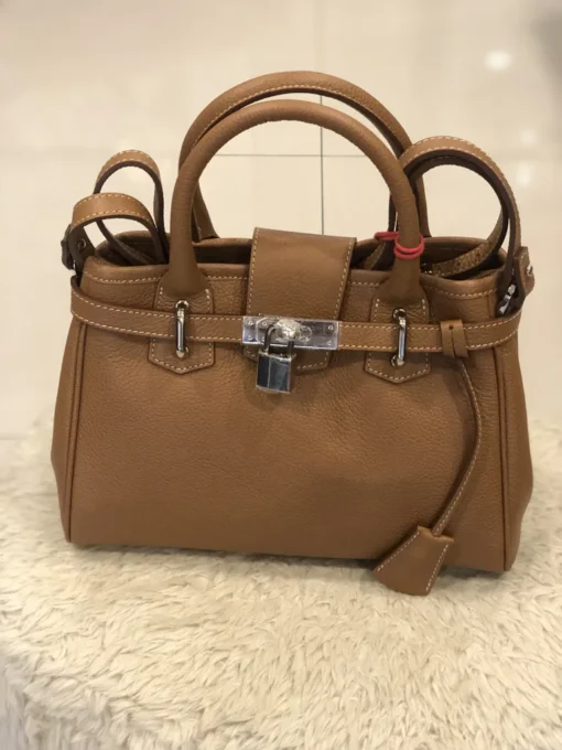 Sac Mini Vendôme in Grained Leather  | Maison Berthille - Image 9