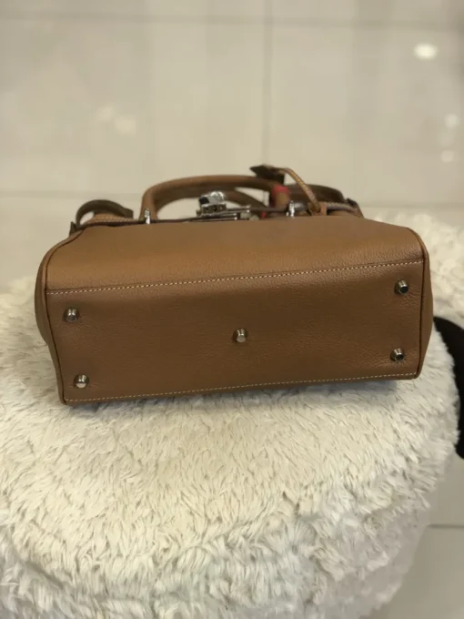 Sac Mini Vendôme in Grained Leather  | Maison Berthille - Image 8