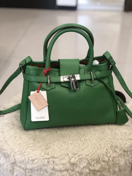 Sac Mini Vendôme in Grained Leather  | Maison Berthille - Image 10