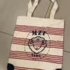 Cotton & Leather Tote Bag - MZT